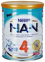 Смесь для детей Nan 4 Optipro сухая молочная с 18 месяцев, 800г