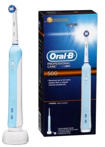 Электрическая зубная щетка Braun Oral-B (Браун Орал Би) Professional Care 500 (D15-D16)
