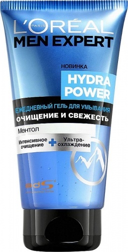 Гель для умывания L'Oreal Men Expert Hydra Power очищение и свежесть, 150 мл