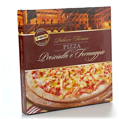Пицца Palazzo Fornese ветчина и сыр 340г