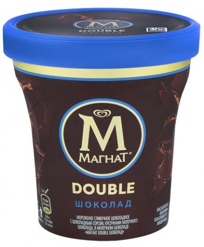 Мороженое Магнат Double пинта шоколад 310г