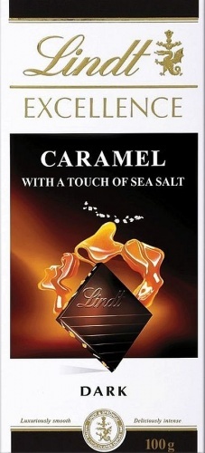 Шоколад Lindt Excellence Dark с карамелью и морской солью 100г