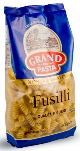 Макароны Grand Di Pasta Fusilli Спираль 500г