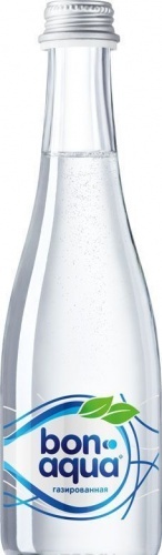 Вода Bon Aqua питьевая газированная 330мл в упаковке 12шт