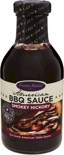 Соус Santa Maria American BBQ sauce для шашлыка и гриля с копченым ароматом 470г
