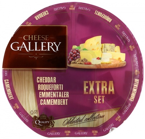 Сыр Cheese Gallery Extra Set сырная тарелка 60% 205г