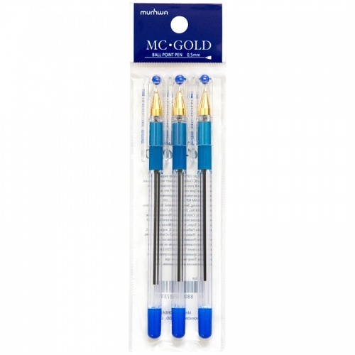 Ручки Mc Gold шариковая синяя 3шт