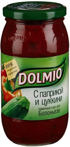 Соус Dolmio томатный с паприкой, цуккини и базиликом, 500г