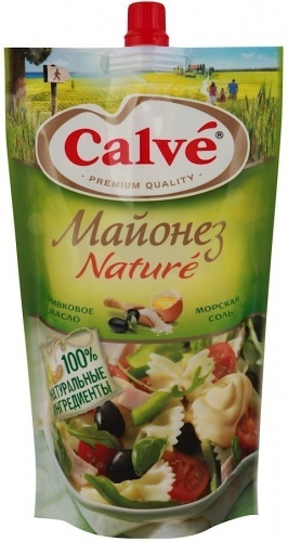 Майонез Calve Premium Nature с дозатором 35% 390г