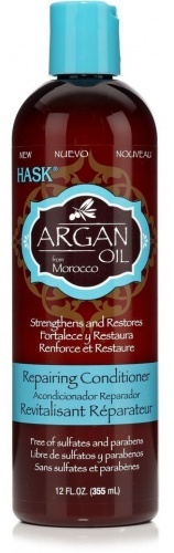 Кондиционер для сухих и поврежденных волос Hask Argan oil с аргановым маслом восстанавливающий, 355 мл