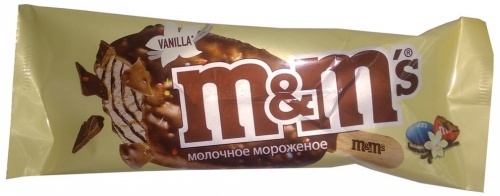Мороженое M&M's Vanilla молочное эскимо 61г