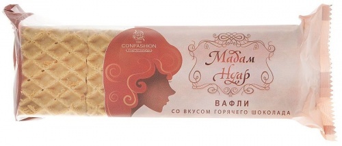 Вафли Confashion Мадам Нуар со вкусом горячего шоколада 145г