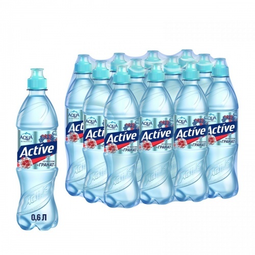 Вода Aqua Minerale гранат 0,6л упаковка 12шт