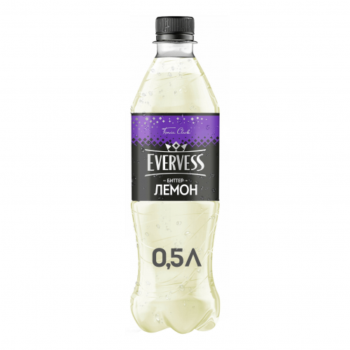 Газированный напиток Evervess тоник горький лимон 0,5 л