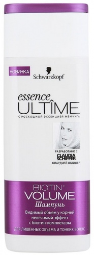 Шампунь Essence Ultime Biotin+Volume для лишенных объема и тонких волос, 250мл