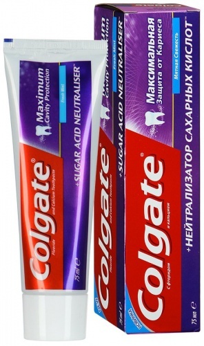 Зубная паста Colgate Максимальная защита от кариеса 75мл