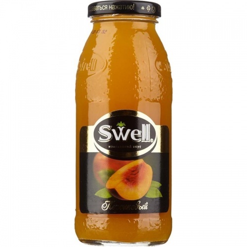 Нектар Swell персиковый с мякотью 250мл упаковка 8шт