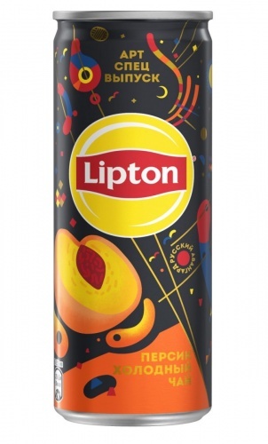 Чай холодный Lipton персик 225мл упаковка 12шт