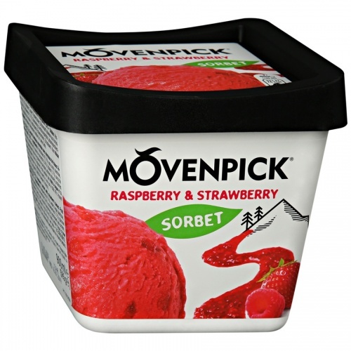 Мороженое Movenpick малина-клубника 565г