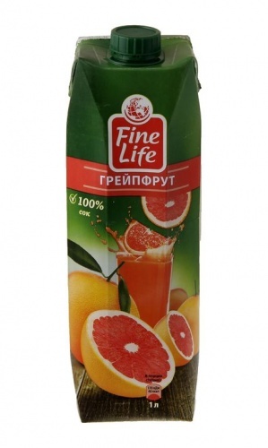 Нектар Fine Life грейпфрут 1л
