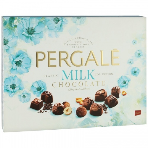 Набор конфет Pergale с молочным шоколадом 187г