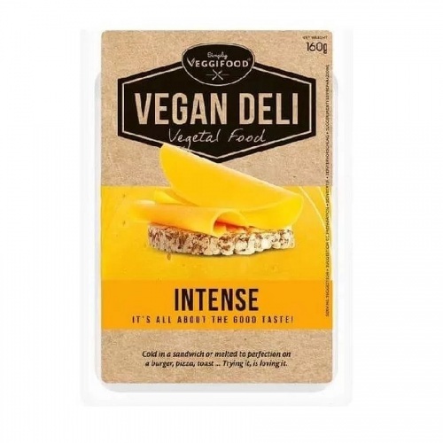 Веганская нарезка Fit Food Vegan Deli Intense со вкусом сыра чеддер 160 г