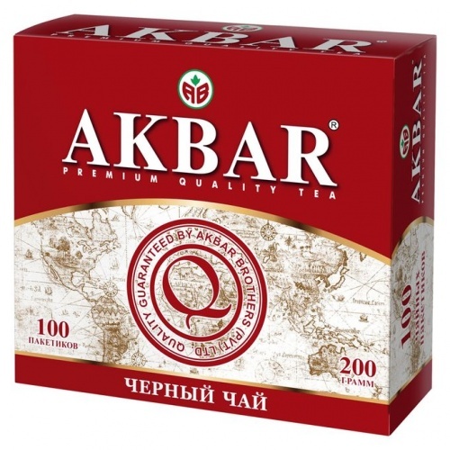 Чай Akbar черный классический 100пак*2г