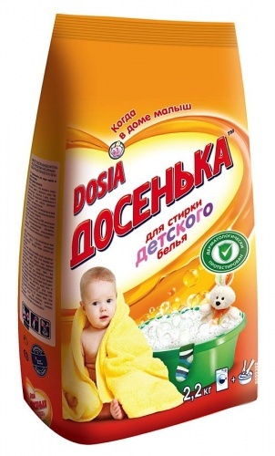 Стиральный порошок Dosia "Досенька" для стирки детского белья, 2,2 кг