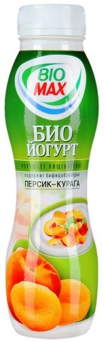 Биойогурт BioMax питьевой Персик-курага 2,7%, 270 гр