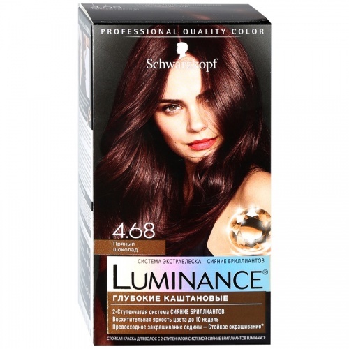 Стойкая краска для волос Luminance 4.68 Пряный шоколад