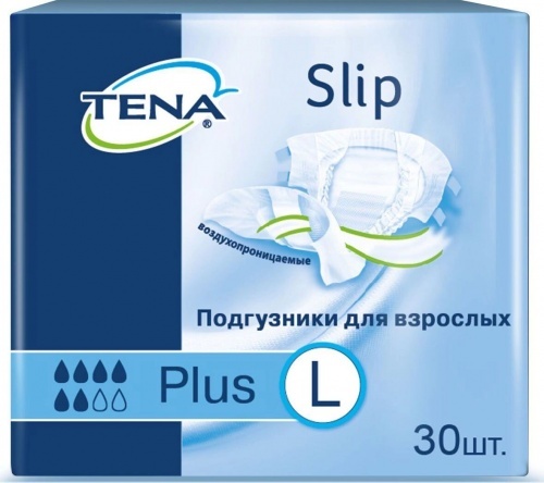 Подгузники для взрослых Tena Slip Plus L, 30 шт