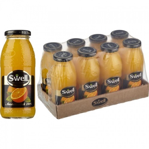Сок Swell апельсиновый 250мл упаковка 8шт