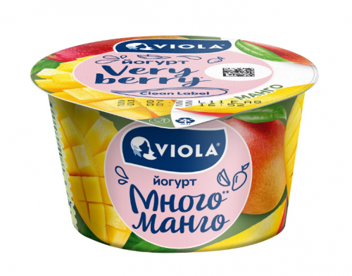 Йогурт Viola Very Berry Манго 2.6%, 180г