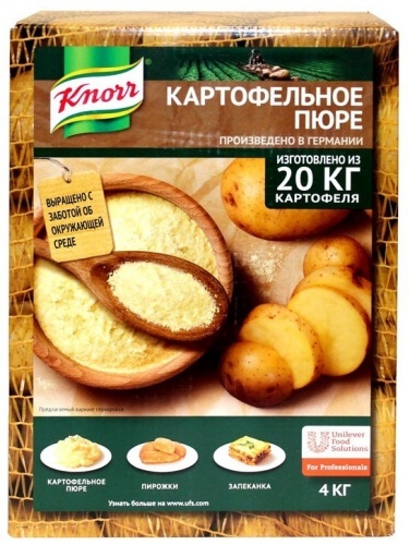 Пюре Knorr сухое картофельное 4кг