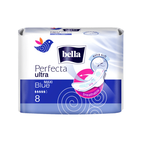 Прокладки гигиенические Bella Ultra Maxi Blue, 8 шт.