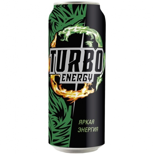 Напиток Turbo energy Яркая энергия энергетический безалкогольный 450мл