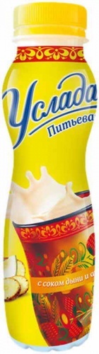 Йогурт Услада питьевой дыня ананас 1,2%, 290г