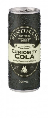 Напиток безалкогольный Fentimans Curiosity Cola сильногазированный в жестяной банке, 0,25 л