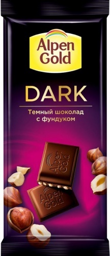 Шоколад темный Alpen Gold с фундуком 80г