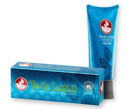Зубная паста Twin Lotus Premium Aqua cool свежесть и прохлада, 100 гр
