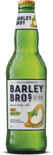 Напиток Barley bros безалкогольный со вкусом яблока и зеленого чая 440мл