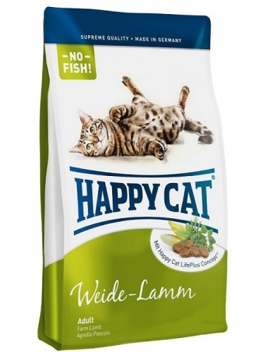 Сухой корм для кошек Happy cat Adult с пастбищным ягненком 1,4кг