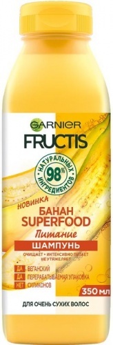 Шампунь Garnier Fructis Hairfood Банан Superfood питание 350мл
