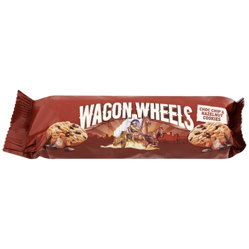 Печенье Wagon Wheels с фундуком и кусочками шоколада 136г
