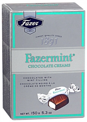 Конфеты FazerMint шоколадные с мятной начинкой 150г
