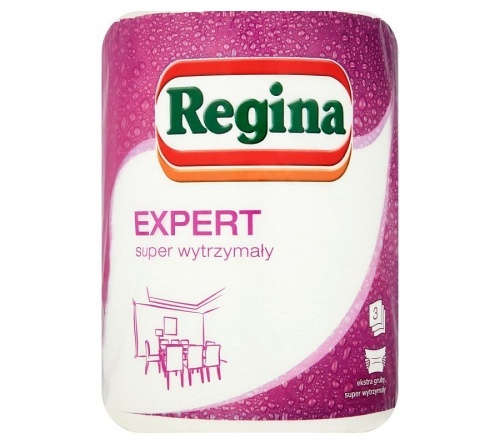 Полотенца Regina Expert бумажные кухонные, 3 слоя, 1 рулон