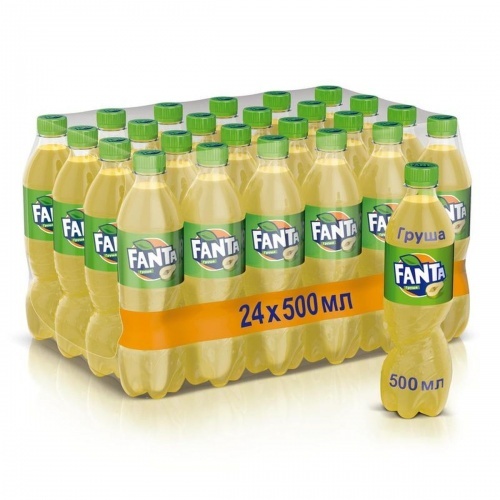 Газированный напиток Fanta Груша 0,5л упаковка 24шт