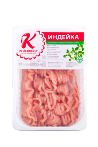 Фарш Краснобор из мяса индеек замороженный цена за кг