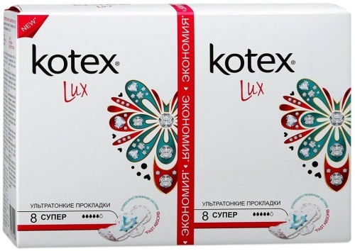 Прокладки KOTEX lux супер, 16шт