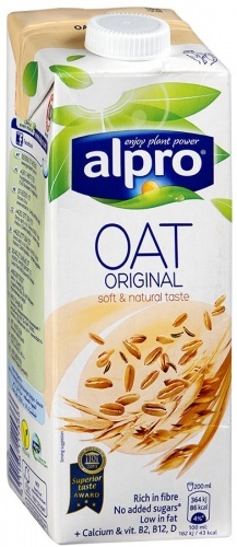 Напиток Alpro OAT Original овсяный обогащенный кальцием и витаминами, 1л